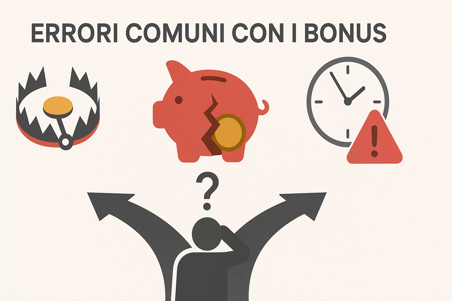 Gli errori più comuni da evitare con i bonus scommesse