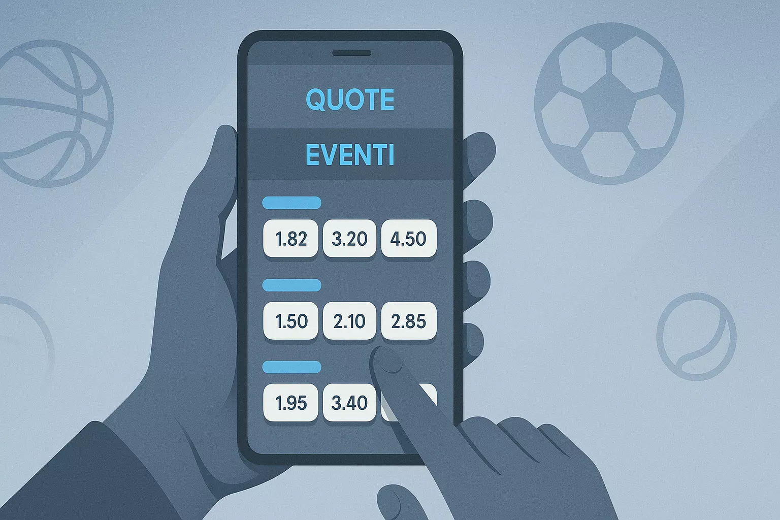 Esperienza mobile per le scommesse sportive da smartphone e tablet