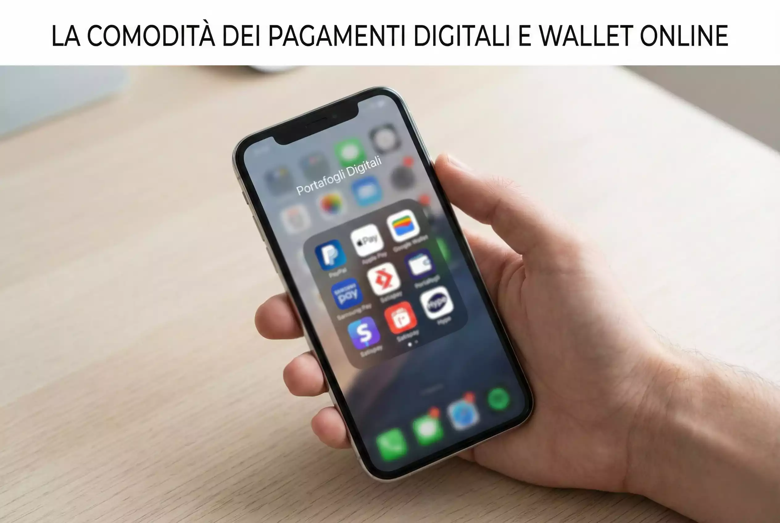 Smartphone con applicazioni di portafogli elettronici